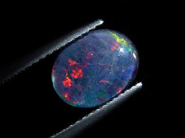 Opal / Edelopal 10 x 8 mm Oval Cabochon Triplette - Australien