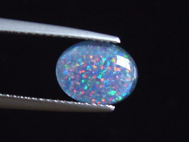 Opal / Edelopal 10 x 8 mm Oval Cabochon Triplette - Australien