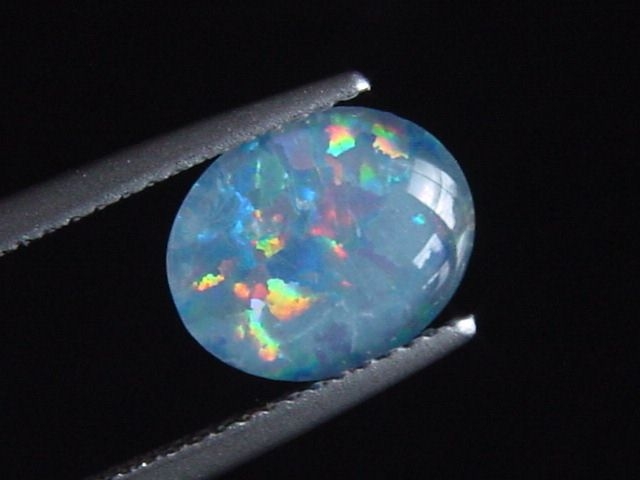 Opal / Edelopal 10 x 8 mm Oval Cabochon Triplette - Australien