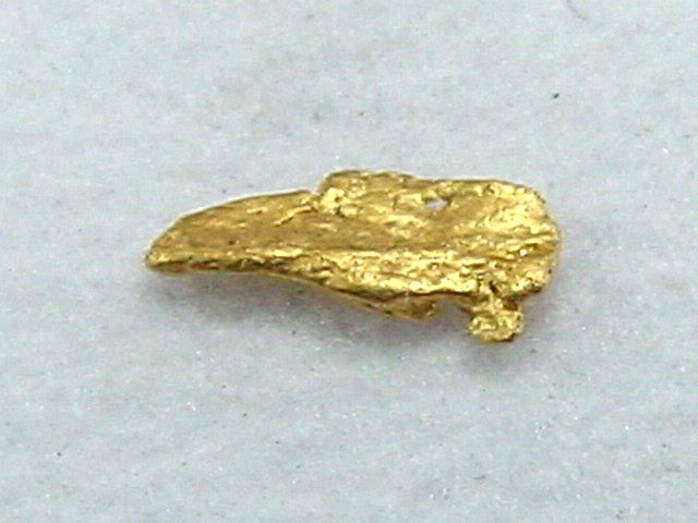 Gold Nugget 5 mm - Kaareoja, Lappland, Finnland