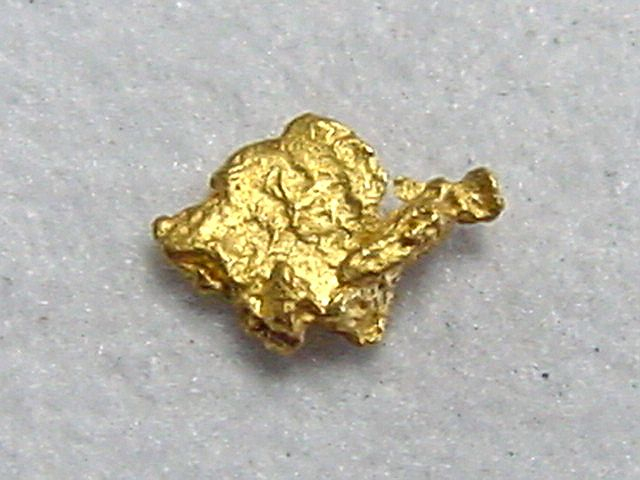 Gold nugget 4,5 mm - Kaareoja, Lappia, Finland