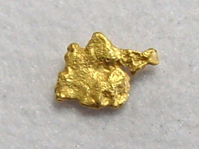 Gold nugget 4,5 mm - Kaareoja, Lappia, Finland