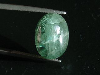 Apatit Katzenauge 15,98 Ct. grün Cabochon