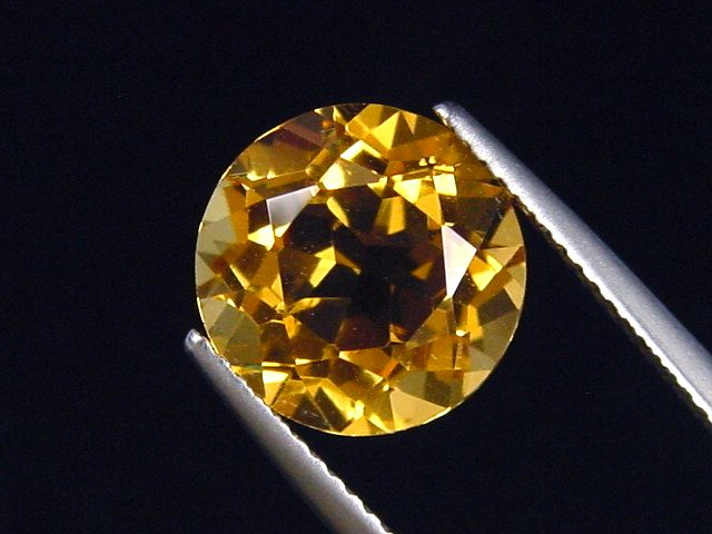 Citrin 4,70 Ct. Rund 11 mm Brasilien