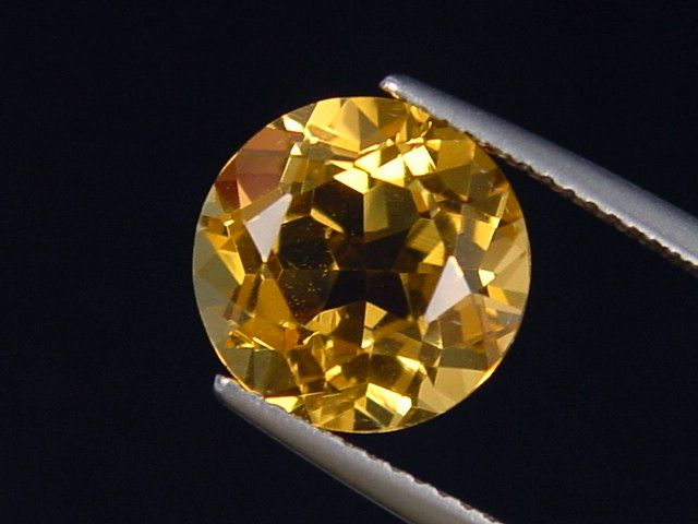 Citrin 4,70 Ct. Rund 11 mm Brasilien