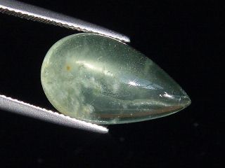 Heliodor / Beryll Katzenauge 10,97 Ct. - Tropfen Cabochon Brasilien