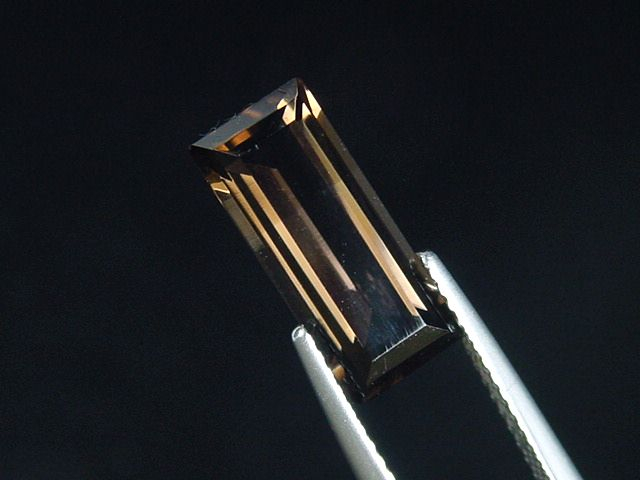 Smokey Quartz 2,97 Ct. baguette cut Brazil