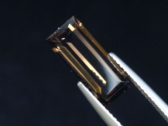 Smokey Quartz 3,18 Ct. baguette cut Brazil