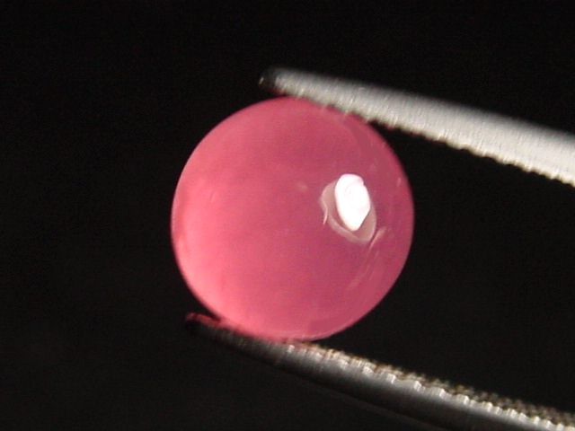 Rhodochrosite 3,11 Ct. round cabochon - Kuruman, Southafrica