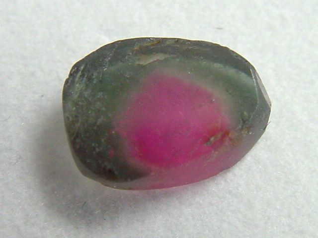 Watermelon Tourmaline 2,25 Ct. polished crystal slice Brazil
