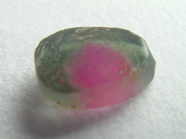 Watermelon Tourmaline 2,25 Ct. polished crystal slice Brazil