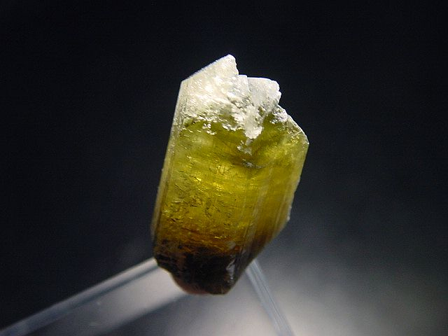 Tourmaline crystal 25 mm bicolor Tanzania
