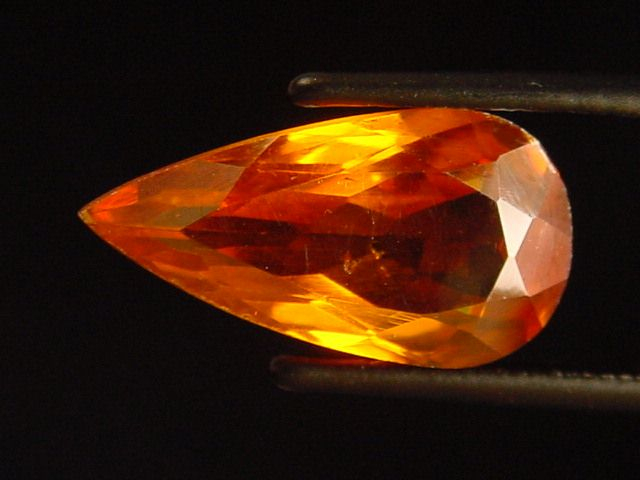 Zinkit 8,87 Ct. Tropfen facettiert - Schlesien, Polen