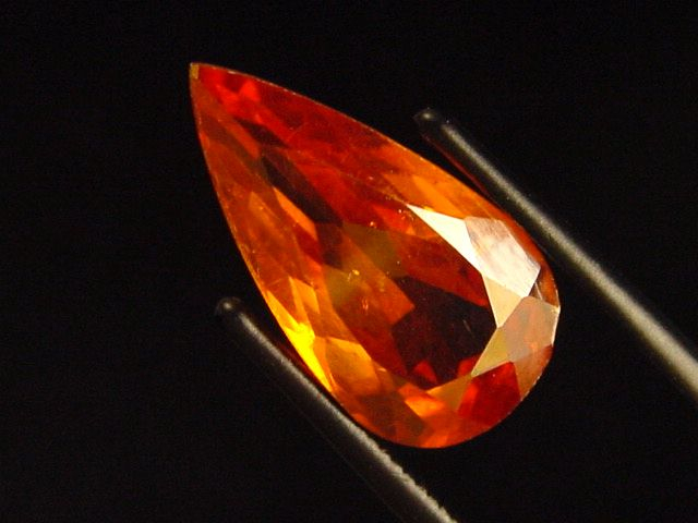 Zinkit 8,87 Ct. Tropfen facettiert - Schlesien, Polen