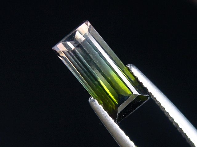 Tourmaline bicolor 2,57 Ct. baguette Brazil