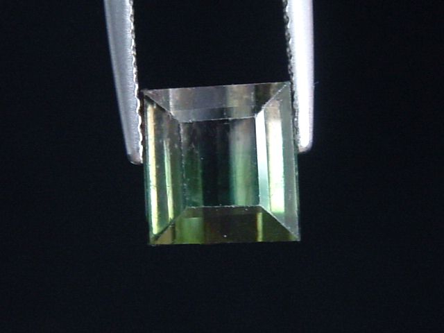 Turmalin zweifarbig 4,53 Ct. Baguette helles grün & rosa Brasilien