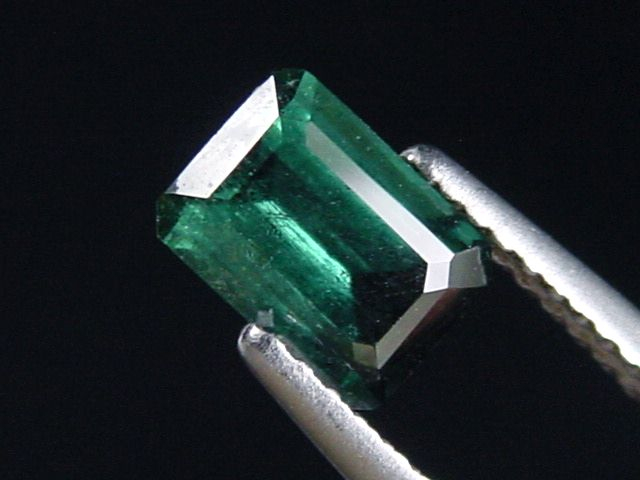 Indigolith / blauer Turmalin 1,06 Ct. Oktagon 7 x 5 mm Brasilien