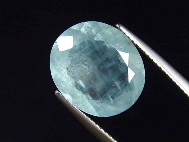 Aquamarin 6,96 Ct. Oval 14 x 12 mm Brasilien
