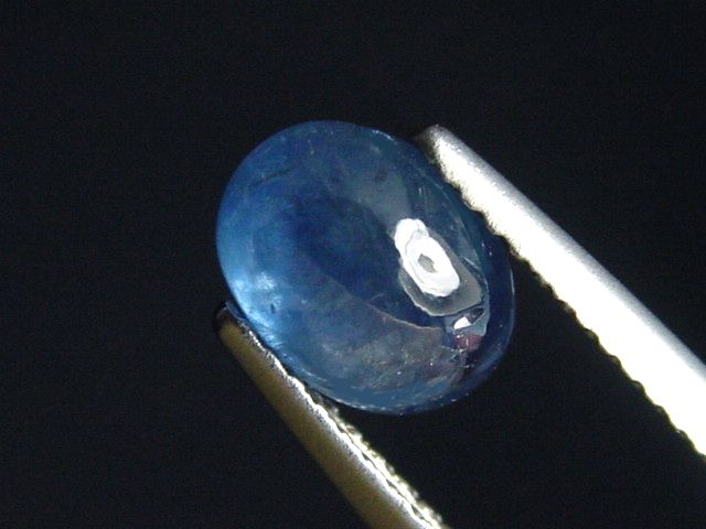 Blauer Saphir 1,64 Ct. Oval Cabochon 7,5 x 5,5 mm Sri Lanka