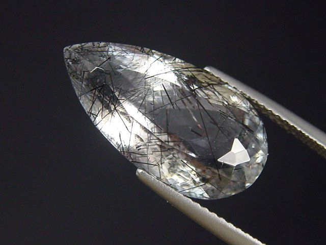 Tourmaline Quartz 10,66 Ct. faceted Brazil