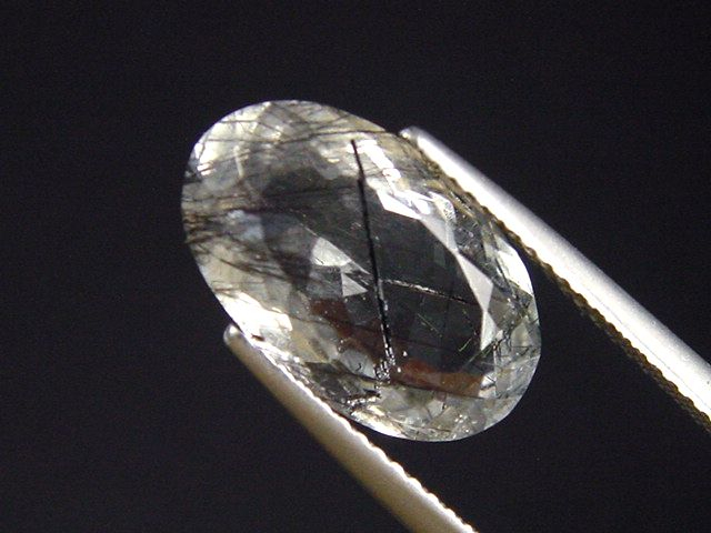 Tourmaline Quartz 5,45 Ct. faceted Brazil