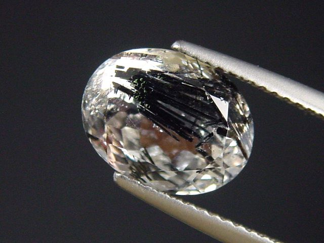 Tourmaline Quartz 3,88 Ct. faceted Brazil
