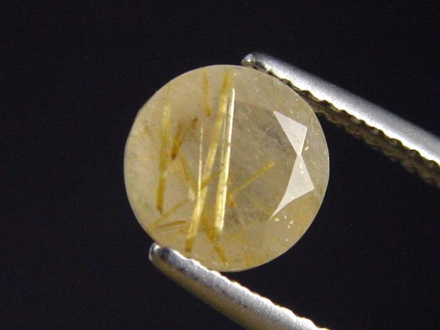 Rutile Quartz 1,49 Ct. faceted Brazil