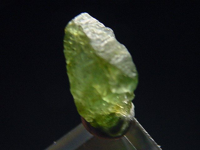 Zoisit / grüner Tansanit Kristall 10 mm - Merelani, Tansania