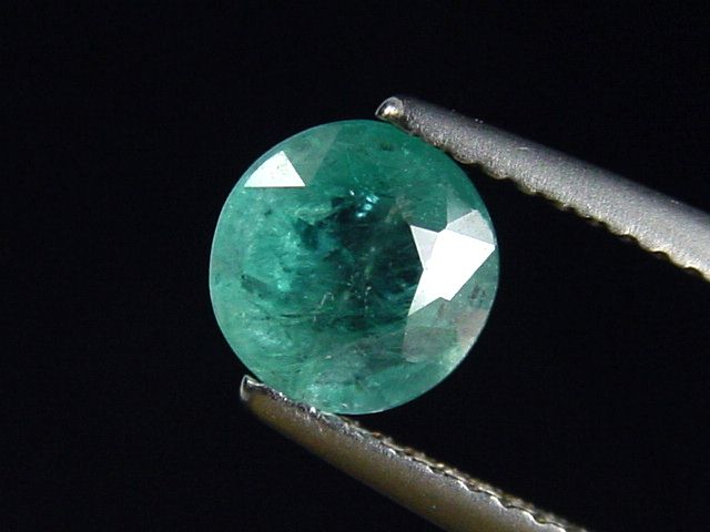 Grandidierite 106 Ct. rare faceted round Andrahomana, Madag.