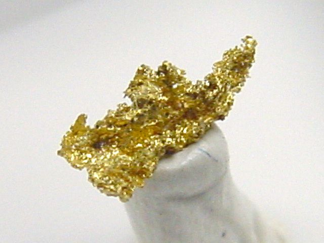 Gold crystalline 6 mm - Brusson, Val d'Aosta, Italy