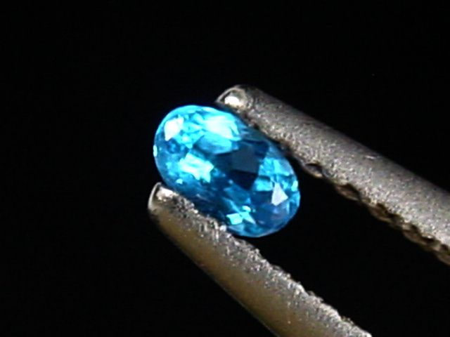 Hauyn / Hauynit 0,07 Ct. 3 mm Oval - Ettringen, Eifel, Deutschland