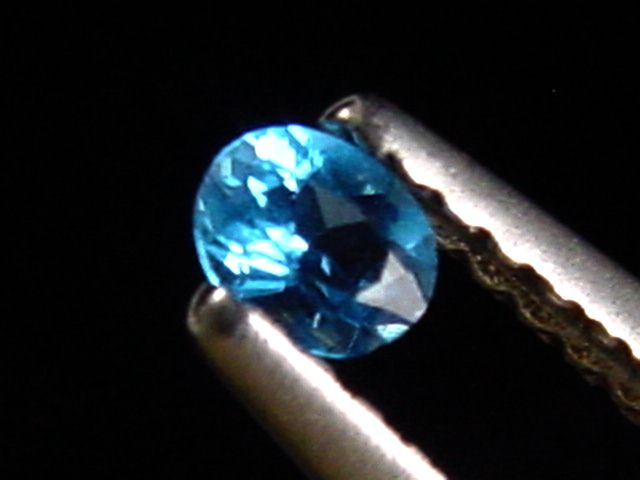 Hauyne / Hauynite 0,08 Ct. 3 mm oval - Ettringen, Eifel, Germany