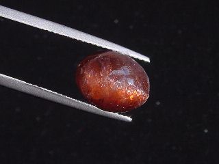 Iolite / Cordierite cat's eye 6,83 Ct. oval cabochon India