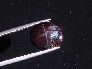 Star Garnet 19,41 Ct. four ray star cabochon India