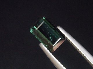 Indigolith / blauer Turmalin 1,14 Ct. Oktagon 7,5 x 5 mm Brasilien