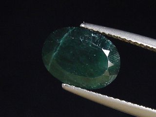 Grandidierite 3,87 Ct. rare faceted oval Andrahomana, Madag.