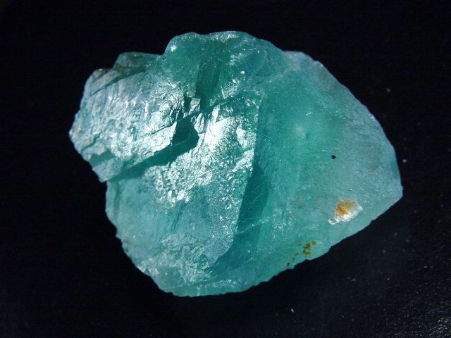 Fluorit Kristall 53 mm aquamarinblau - Grube Hesselbach, Schwarzwald, D