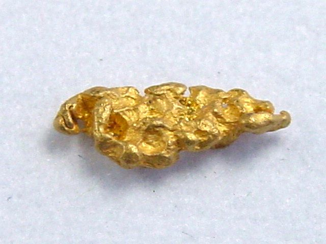 Gold nugget 9 mm - Roivainen, Lappia, Finland