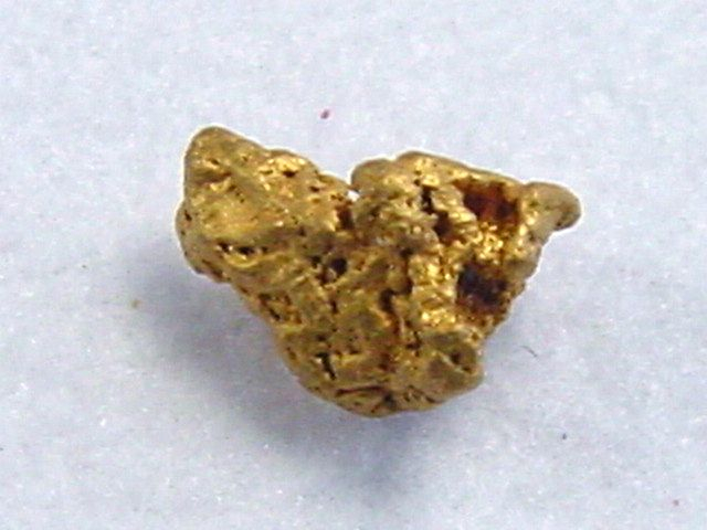 Gold Nugget 5 mm - Roivainen, Lappland, Finnland