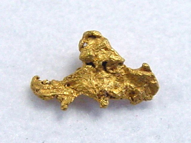 Gold nugget 7,5 mm - Köysivaara, Lappia, Finland