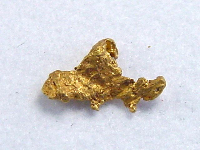 Gold nugget 7,5 mm - Köysivaara, Lappia, Finland