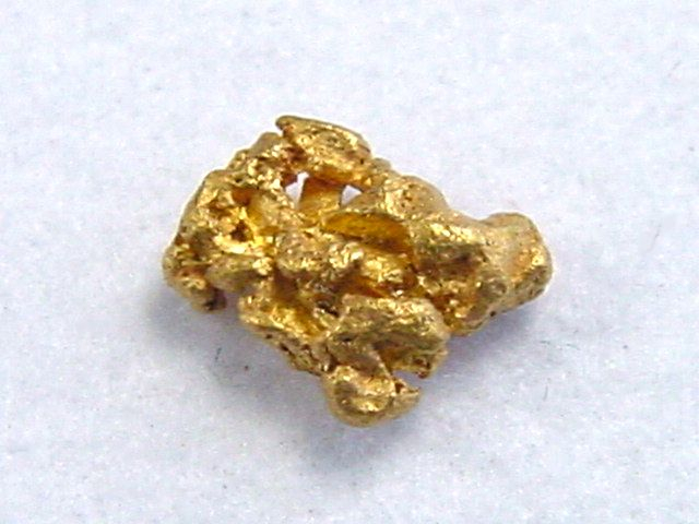 Gold Nugget 6 mm - Harrioja, Lappland, Finnland