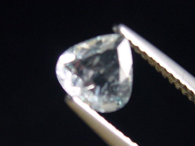 Euclase 0,71 Ct. pear rare - Manuelzinho Equador, Brazil