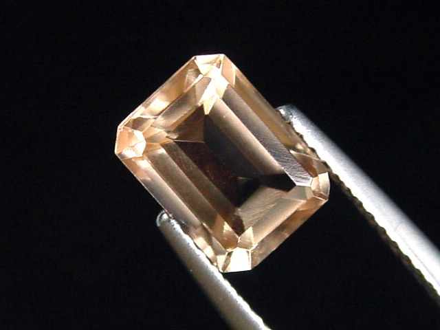 Topas 2,75 Ct. hellbraun Naturfarbe 8,5 x 6,5 mm Oktagon