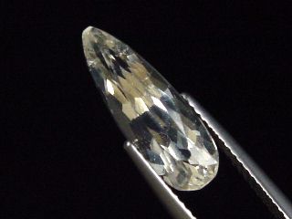 Hiddenite 4,54 Ct. pear cut Pakistan