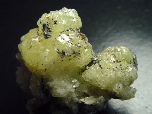 Prehnit Stufe kristallin 41 mm - Merelani, Tansania