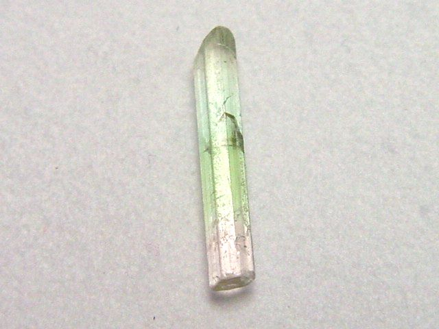 Tourmaline crystal 13 mm bicolor