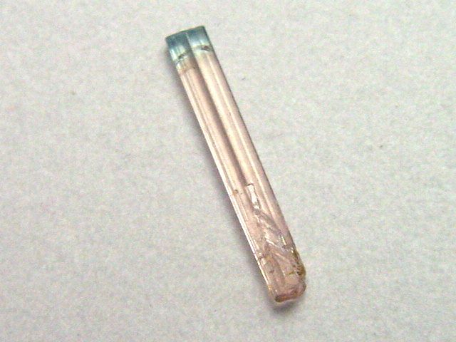Tourmaline crystal 15 mm bicolor