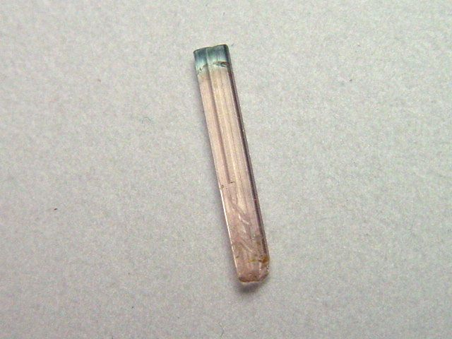 Tourmaline crystal 15 mm bicolor
