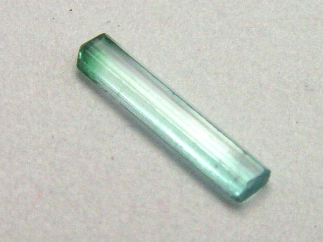 Tourmaline crystal 13 mm bicolor